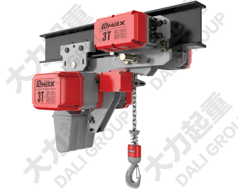3噸DLER雙鏈條超低式環鏈電動葫蘆運行式